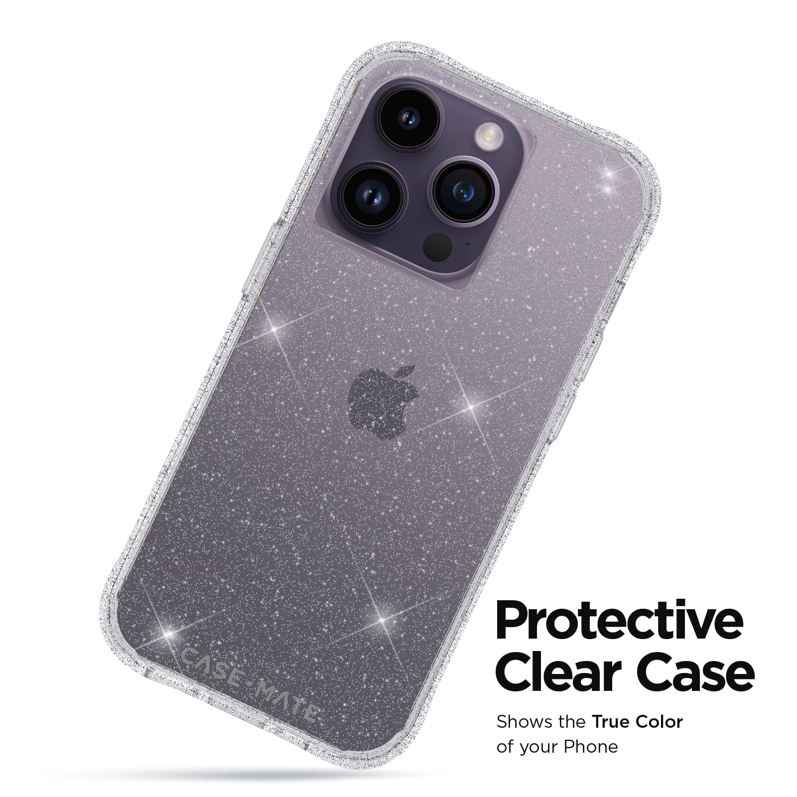 CASE-MATE Phone Cases Sheer Crystal coque iPhone 14 Pro transparente