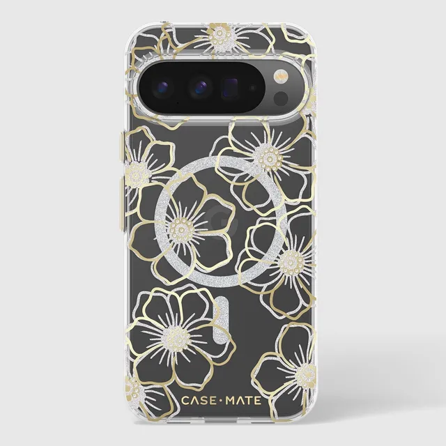 CASE-MATE Phone Cases Floral Gems with Magnet coque Pixel 10 Pro XL florale