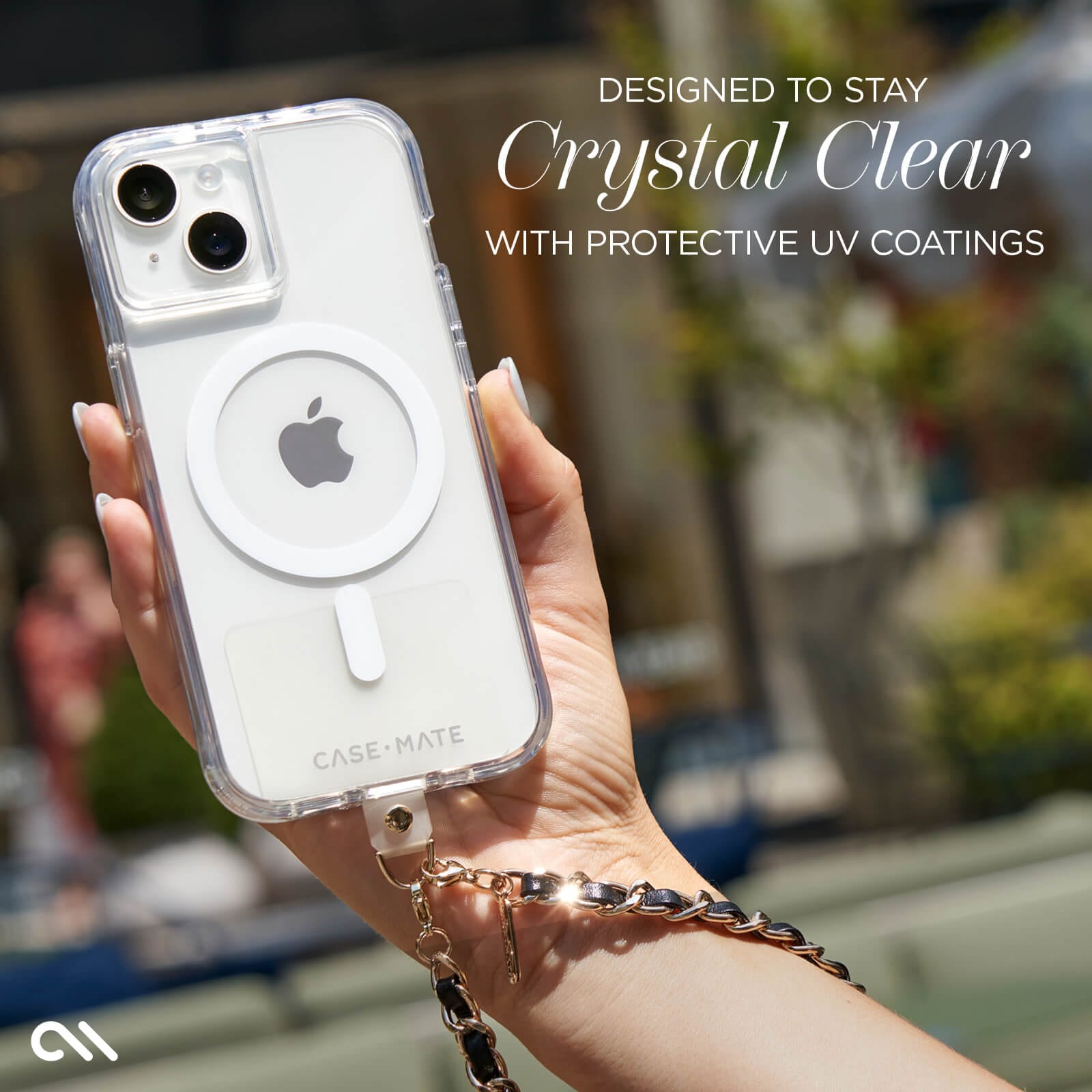 CASE-MATE Phone Cases Tough Clear MagSafe coque iPhone 15 Plus transparente antichoc