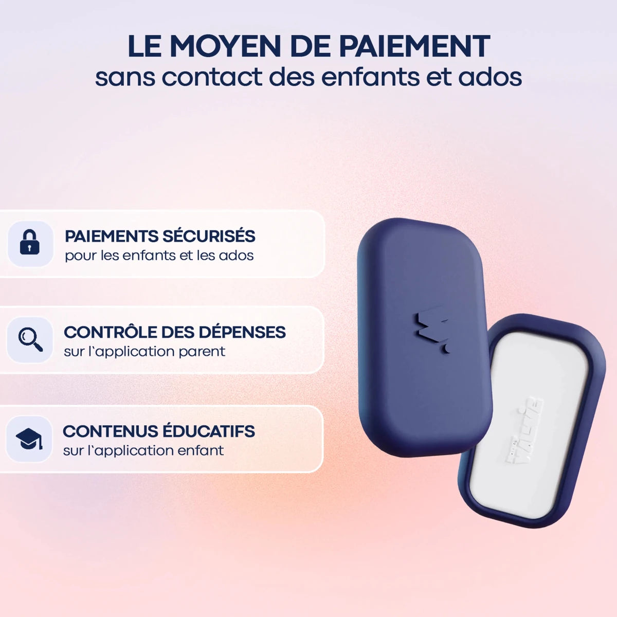 MoneyWalkie Tous les Walkies Walkie Bleu marine moyen de paiement