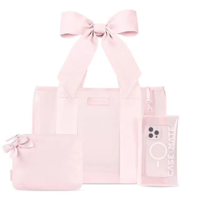 CASE-MATE Bundles The Crinkle Jelly Bundle sac et trousse Ballet Pink