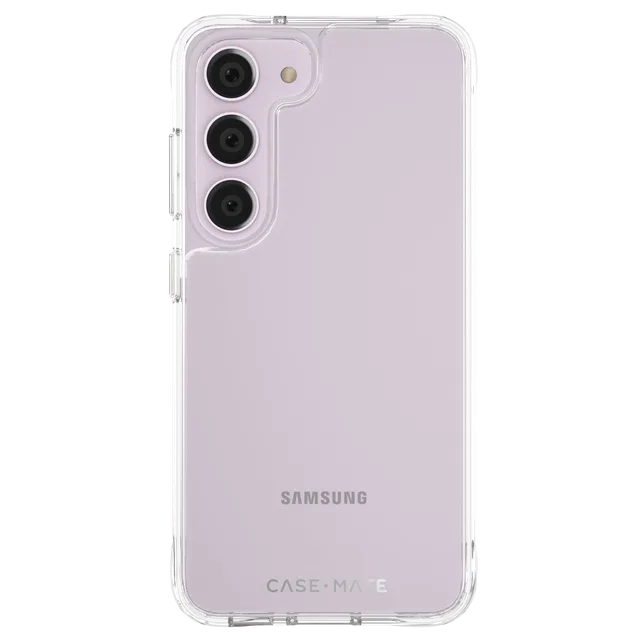 CASE-MATE Phone Cases Tough Clear coque Galaxy S23 Clear, anti-jaunissement et antichute 3,6 m
