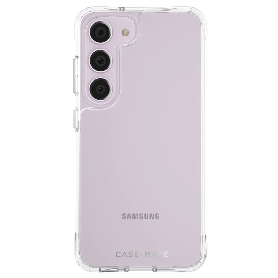 CASE-MATE Phone Cases Tough Clear coque Galaxy S23 Clear, anti-jaunissement et antichute 3,6 m