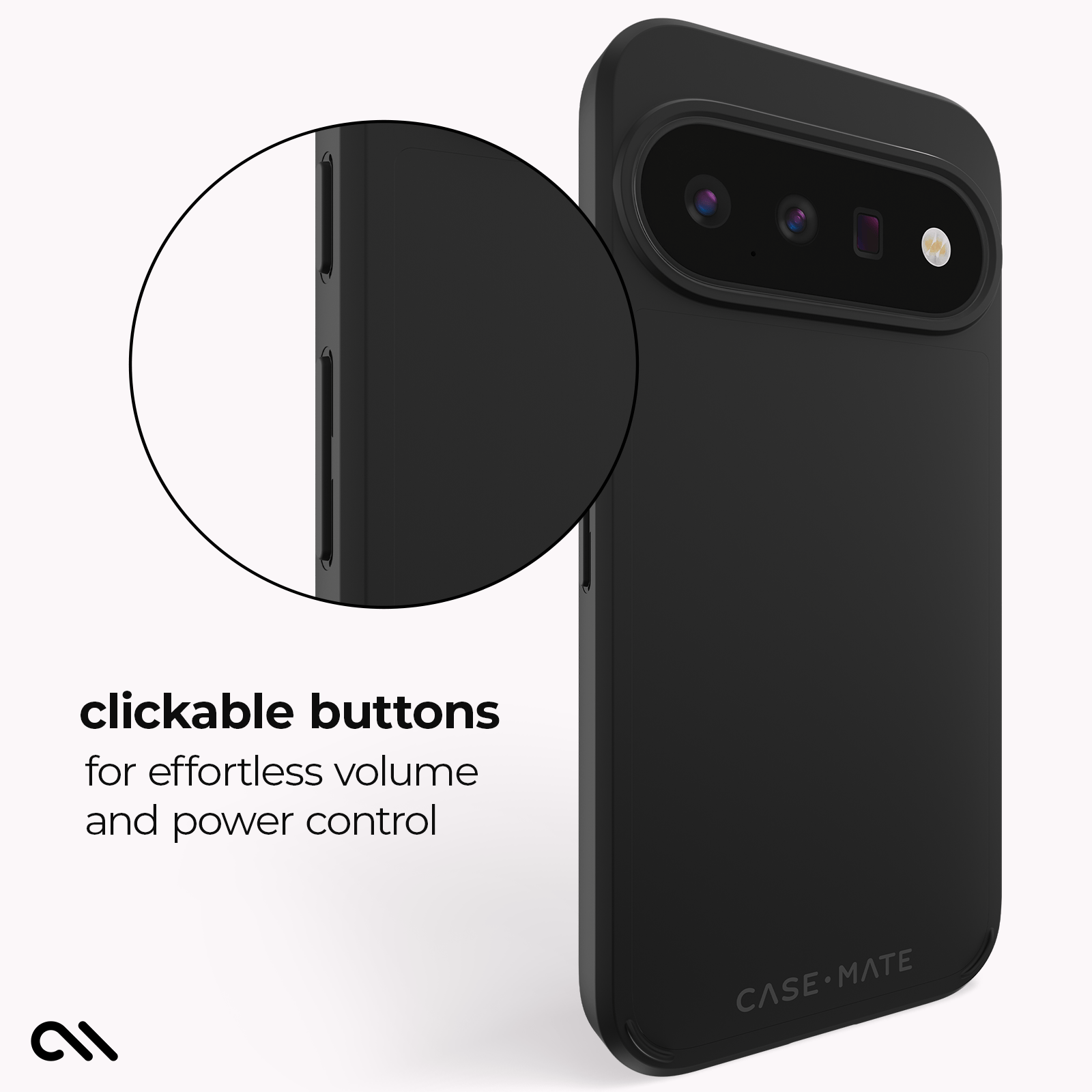 CASE-MATE Tough Black coque Google Pixel 11 noire antichoc