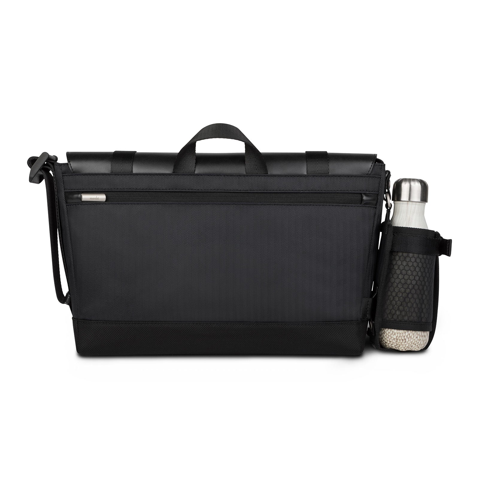MOSHI Accessories Water Bottle Holder for Carta Messenger Bag porte-bouteille marron vintage compact