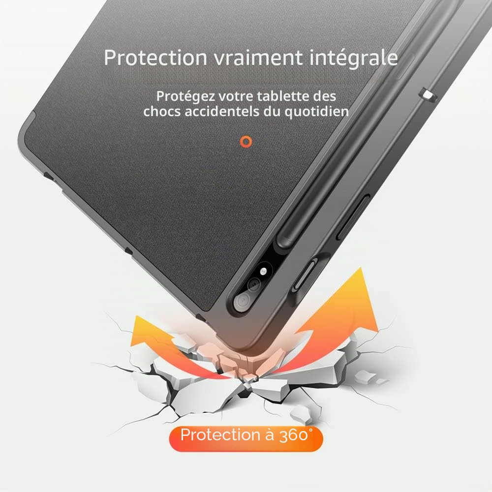 Dux Ducis Domo Series coque Samsung Tab S8 S7 11 pouces noire