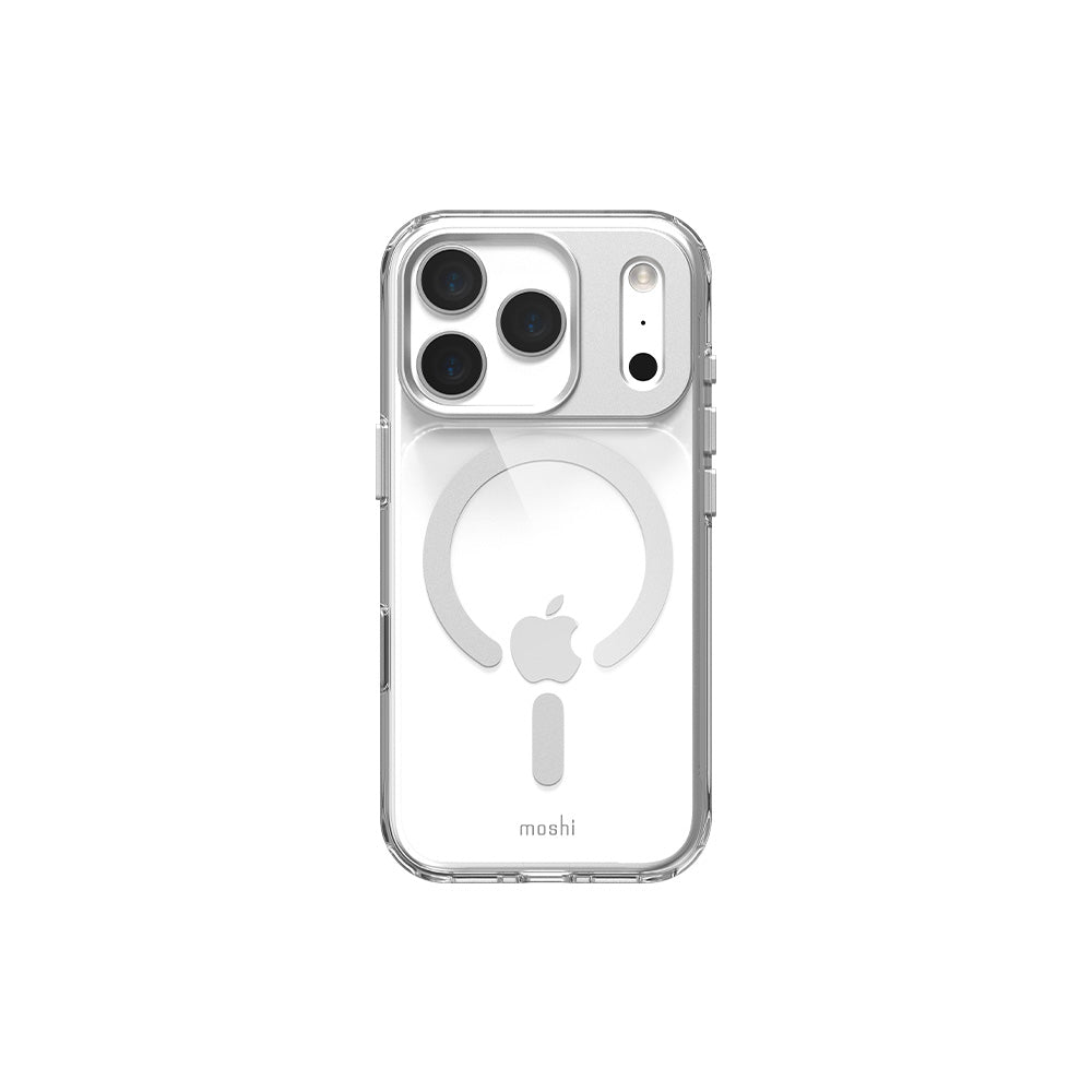 Moshi Cases iGlaze Hardshell Case coque iPhone 17 transparente bronze MagSafe