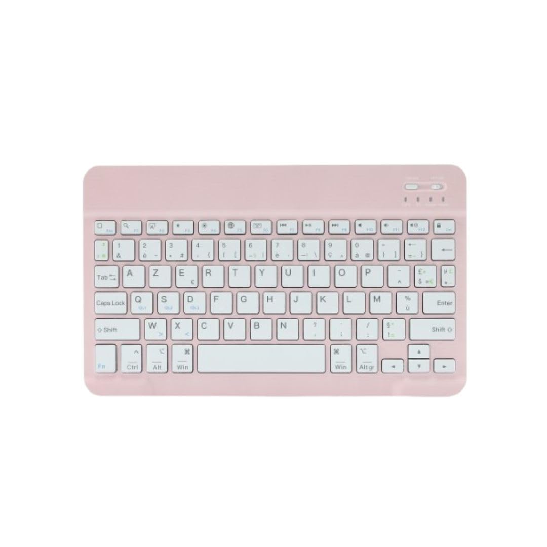 WE WE POP étui universel 9-11 pouces avec clavier Bluetooth rose Azerty
