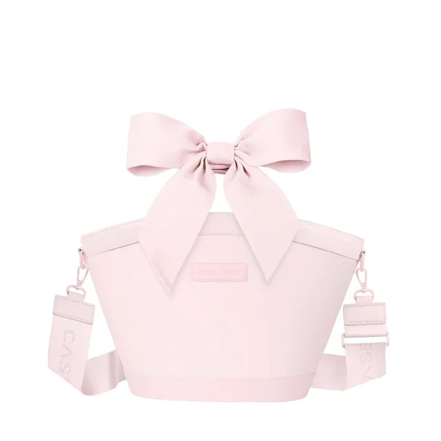 CASE-MATE Jelly Totes Jelly Cooler Tote sac isotherme 7 L Ballet Pink Bow et Tortoiseshell Bow isolé