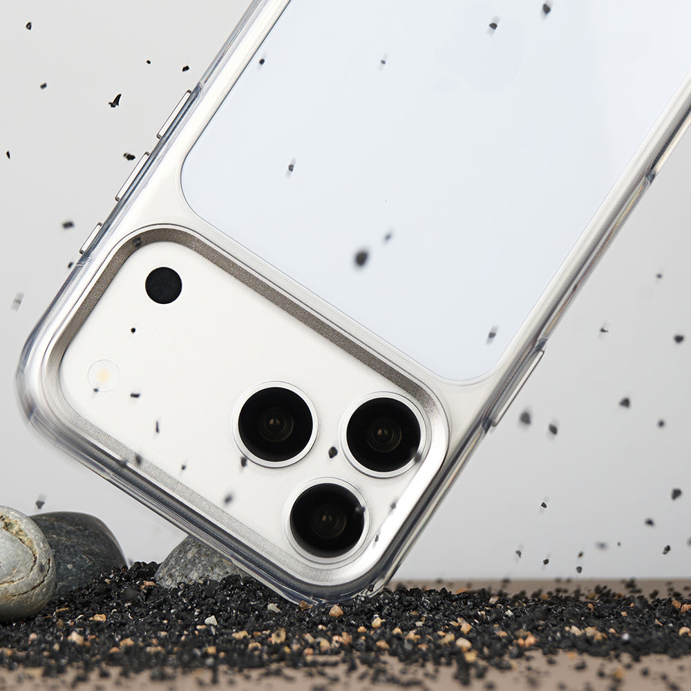 MOSHI Cases iGlaze Lite Hardshell Case coque iPhone 18 Pro Luna Silver