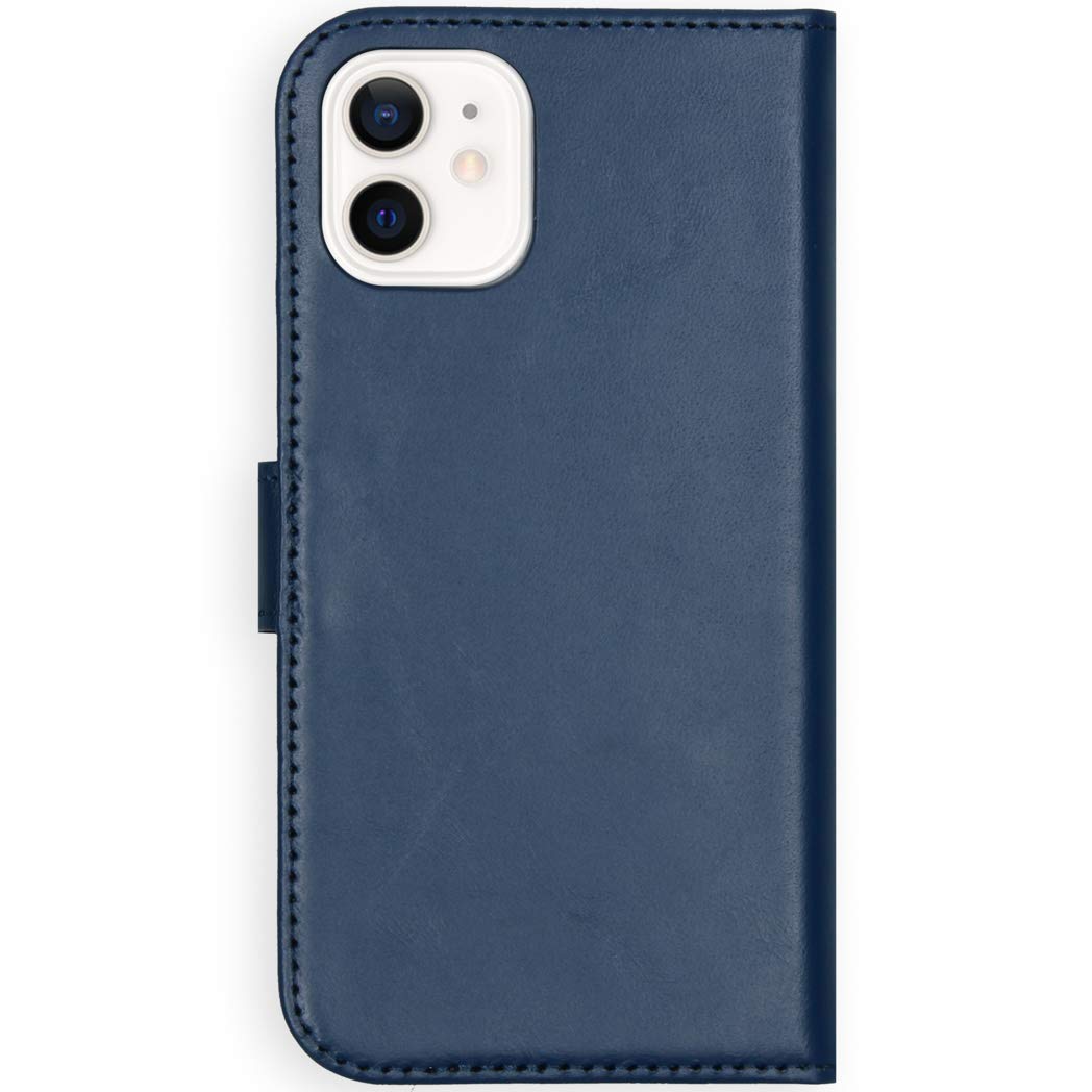 SELENCIA Era étui à rabat iPhone 12 Mini bleu, 3 cartes