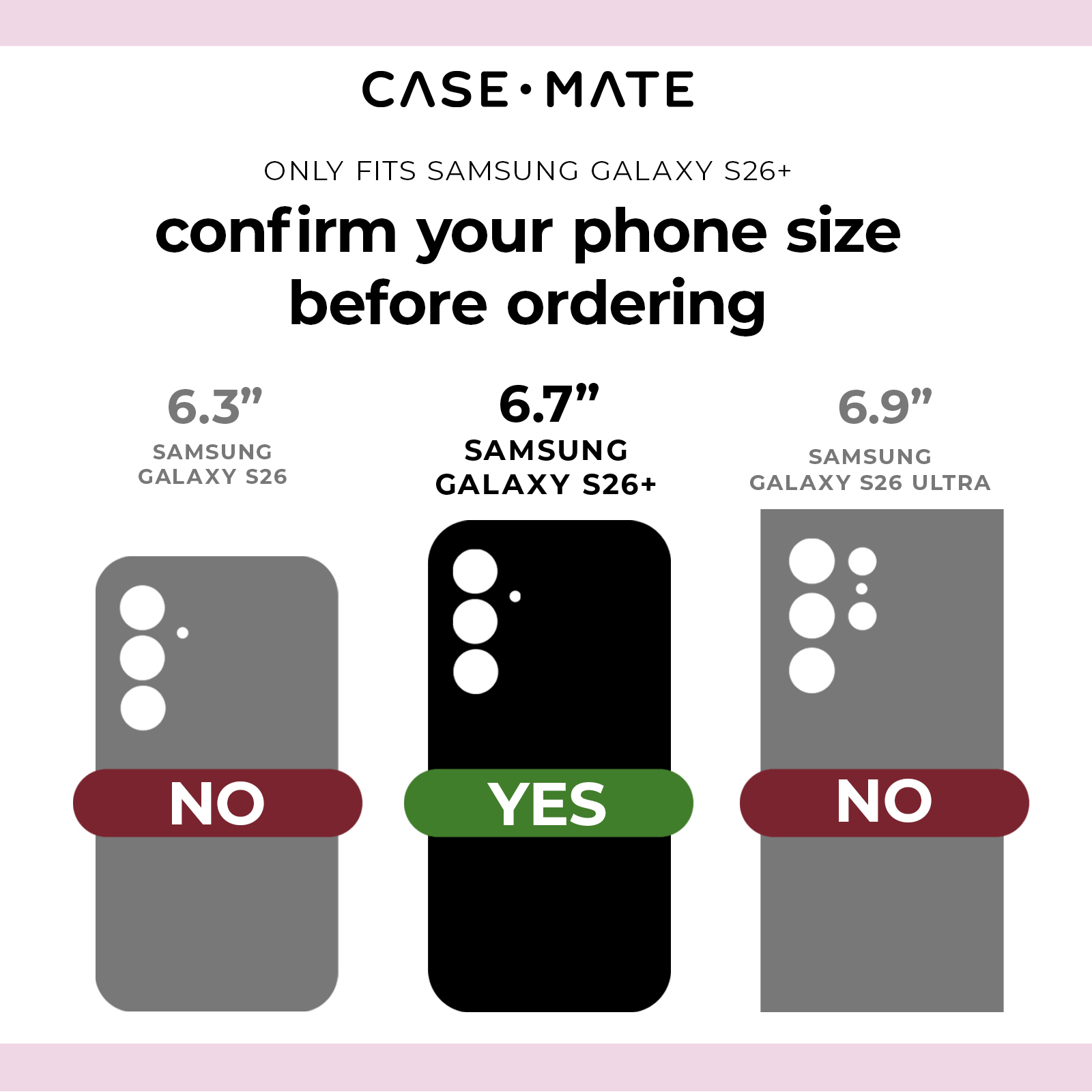 CASE-MATE Phone Cases Tough Clear with Magnet coque Galaxy S26+ transparente