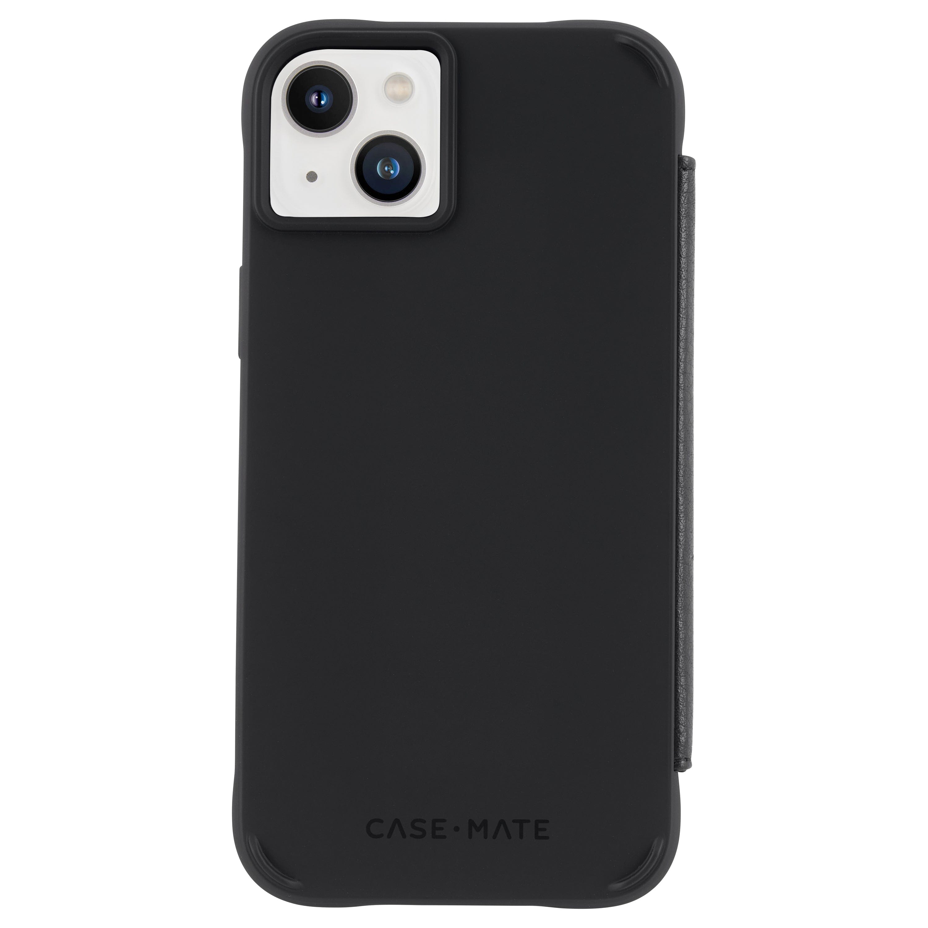 CASE-MATE Wallet Folio (MagSafe) coque iPhone 14 Plus noire en cuir