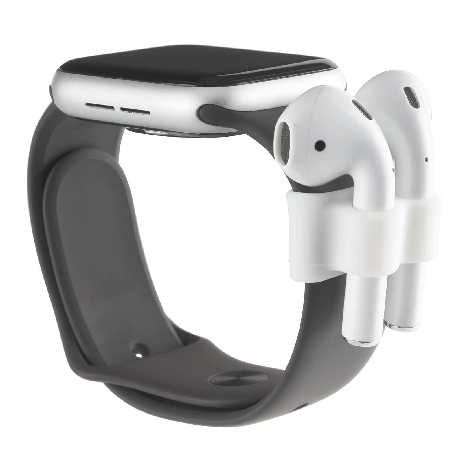 CASE-MATE AirPods Watch Band Holder support AirPods blanc en silicone