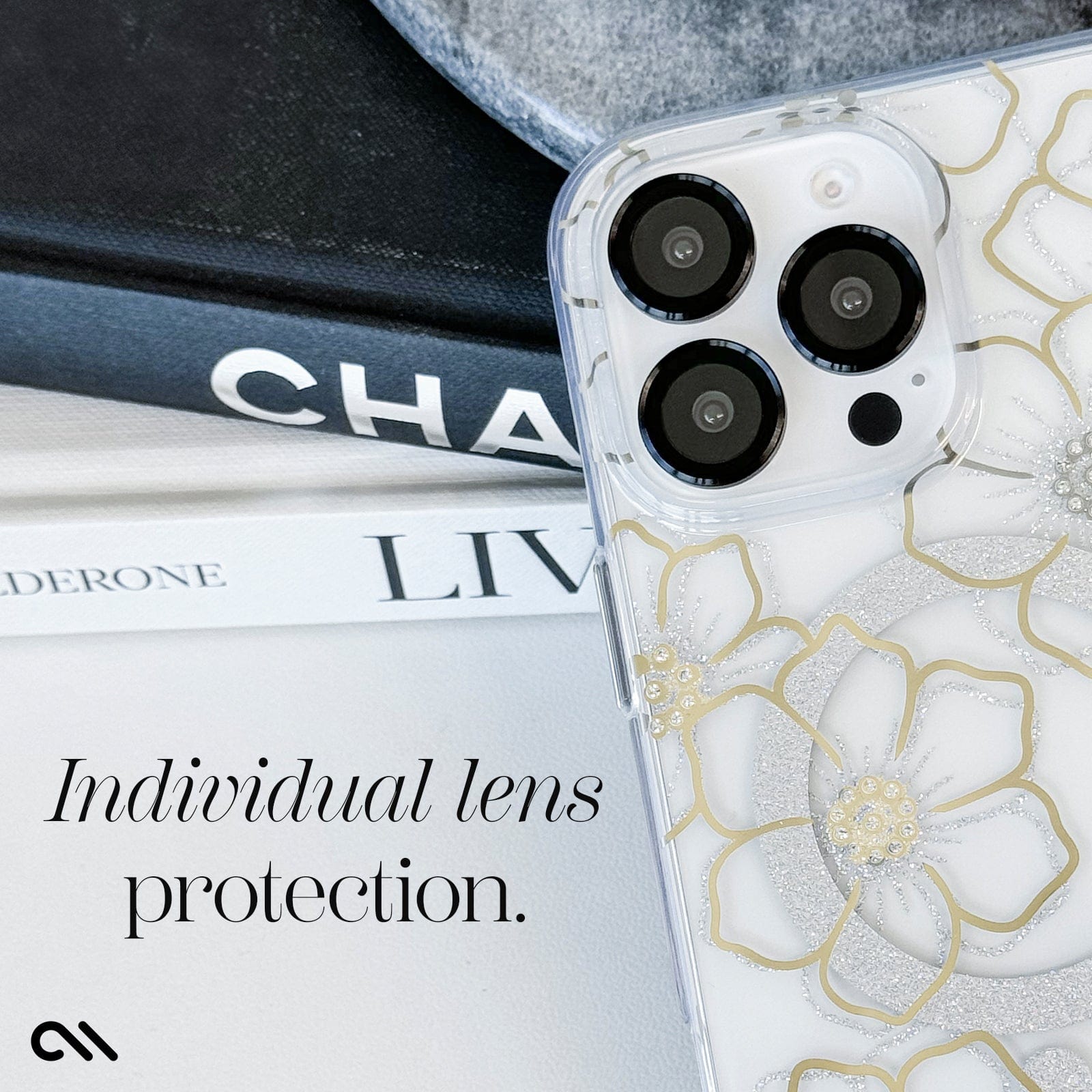 CASE-MATE Lens Protectors Camera Lens Protector protection caméra iPhone 16 Pro / 16 Pro Max noire