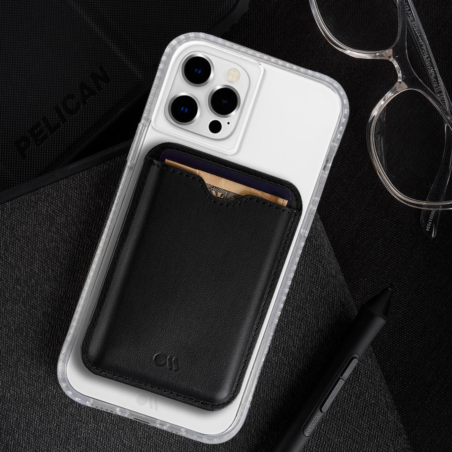 CASE-MATE MagSafe Accessories Black MagSafe Wallet porte-cartes noir