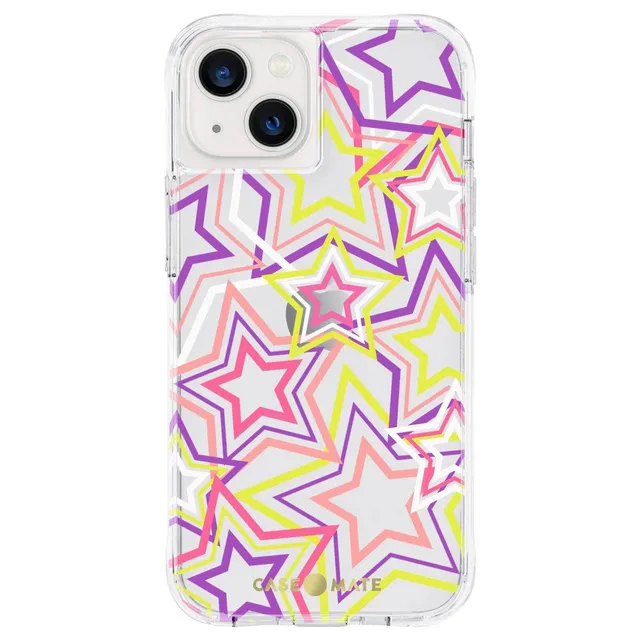 CASE-MATE Phone Cases Neon Stars iPhone 13 coque étoiles multicolore