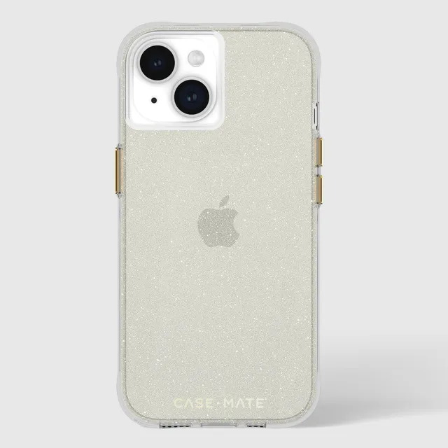 CASE-MATE Phone Cases Sheer Crystal Gold coque iPhone 15/14/13 dorée