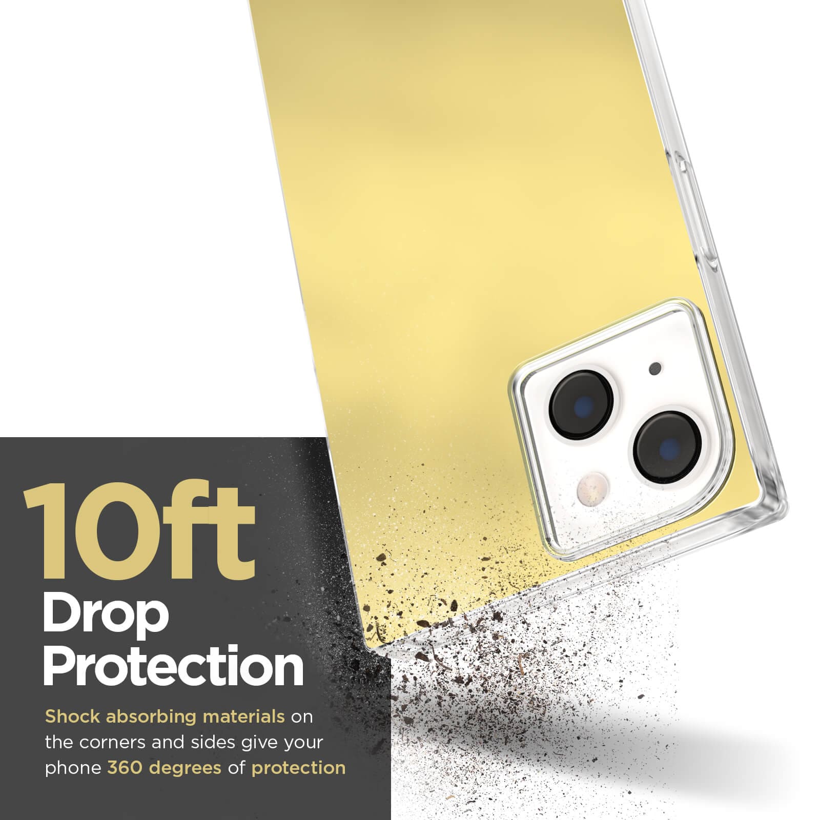 CASE-MATE BLOX Gilded Age MagSafe coque iPhone 14 Plus dorée