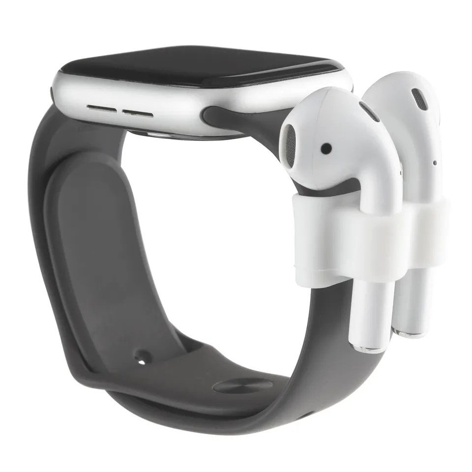 CASE-MATE AirPods Watch Band Holder support AirPods blanc en silicone