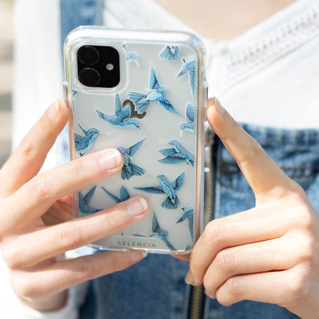 SELENCIA Zarya coque iPhone 11 motif oiseaux antichoc