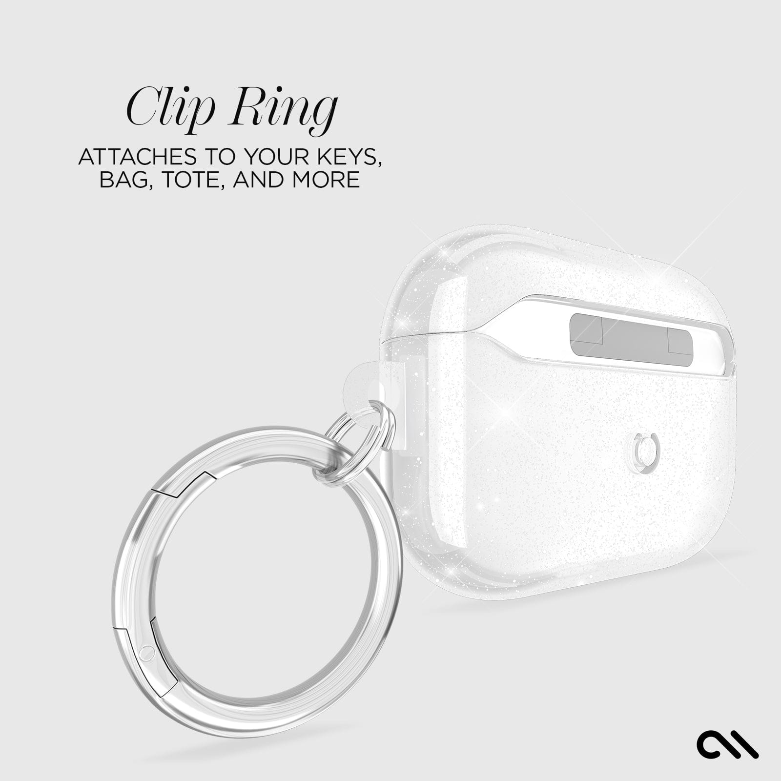 CASE-MATE AirPods Cases Sheer Twinkle Silver AirPods Pro 3 coque pailletée