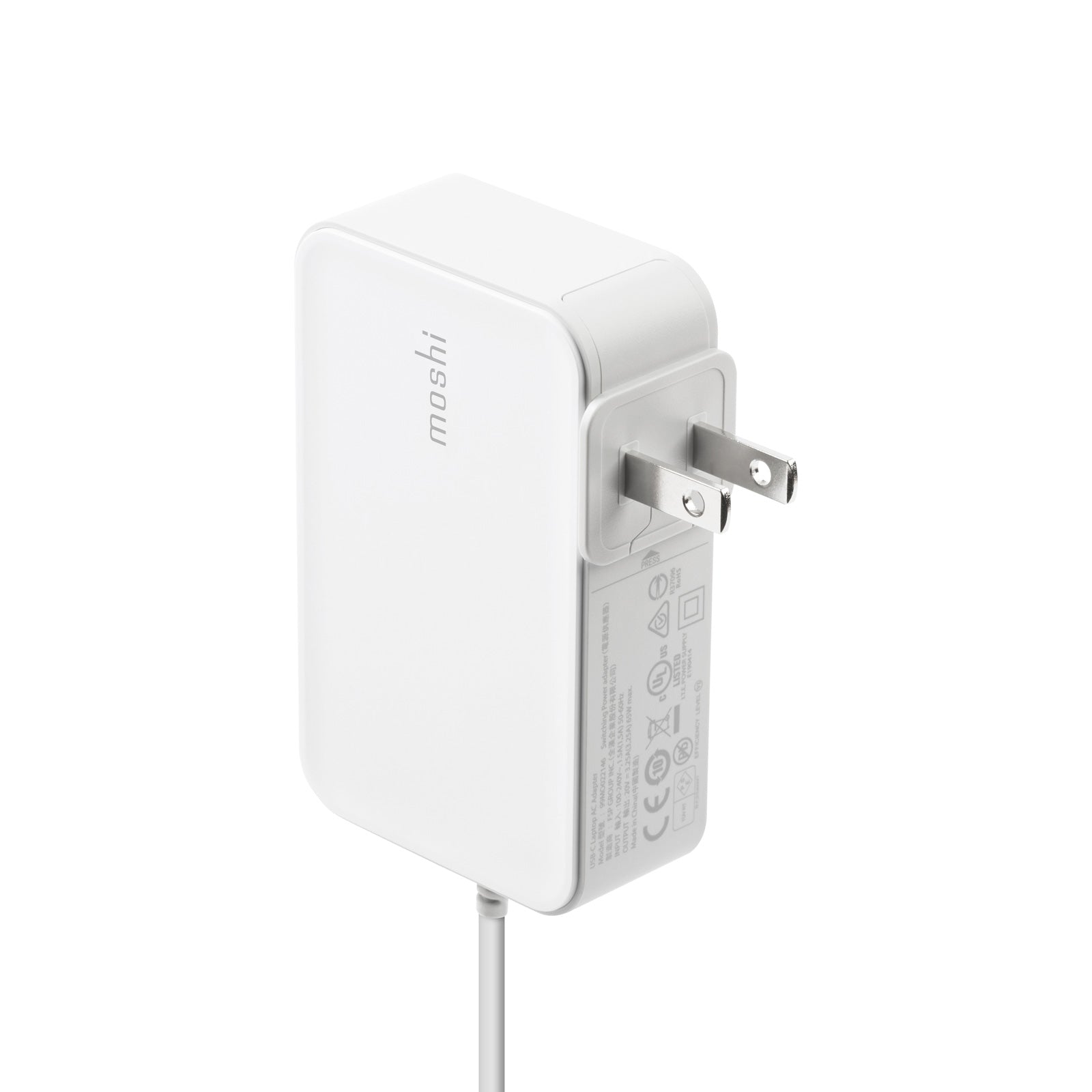 Moshi Chargers ProGeo USB-C Laptop Charger chargeur USB-C 65 W EU compact