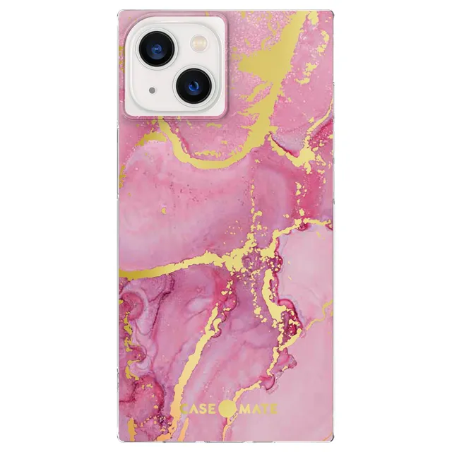 CASE-MATE Phone Cases BLOX coque iPhone 13 Magenta Marble antichoc