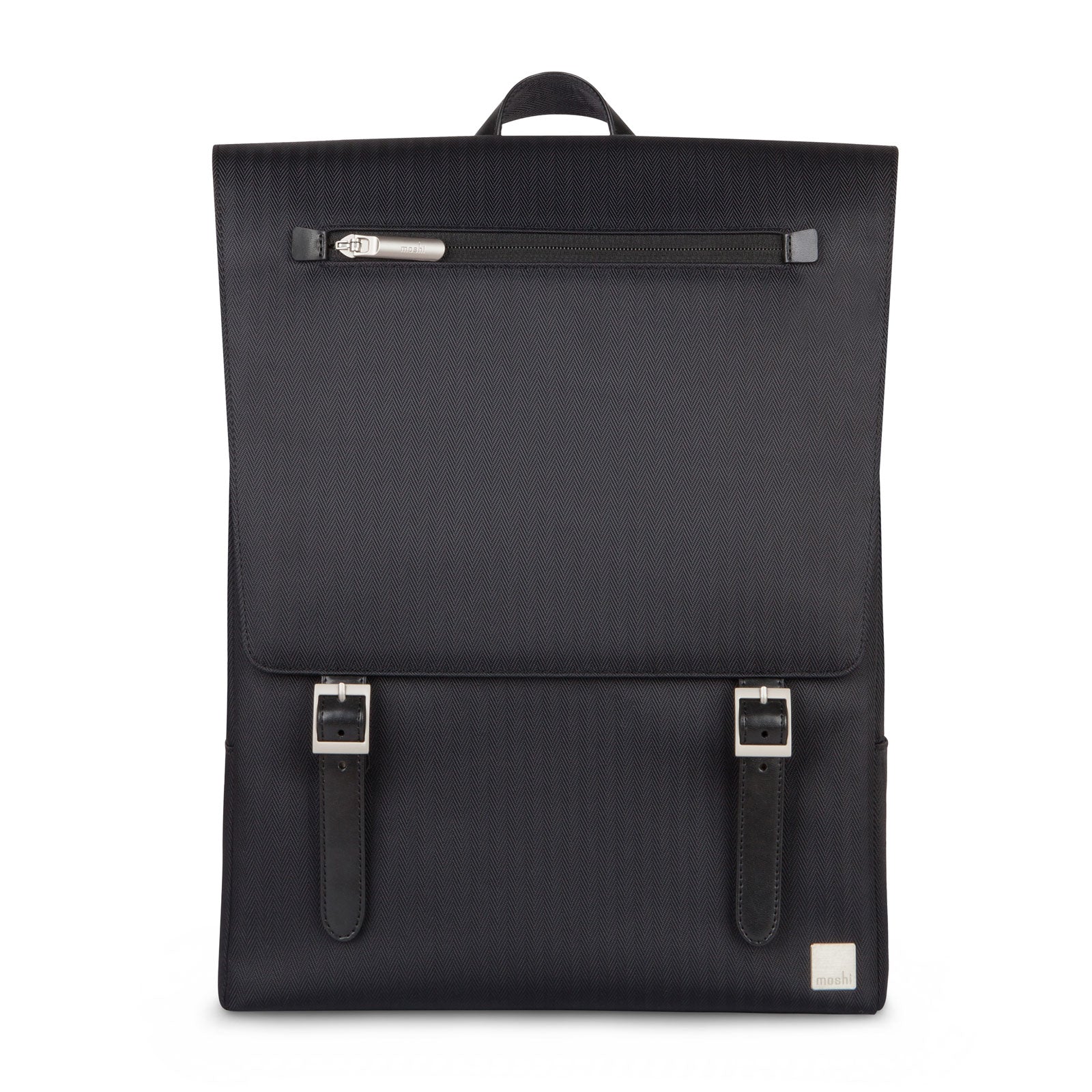 MOSHI Bags Helios Lite Slim Laptop Backpack sac à dos Herringbone Gray 13 pouces résistant aux intempéries