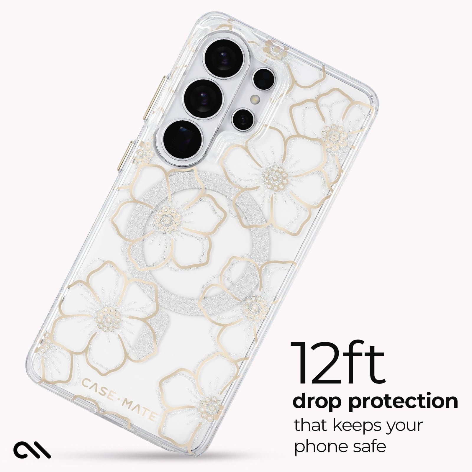 CASE-MATE Phone Cases Floral Gems with Magnet Galaxy S26 Ultra coque florale