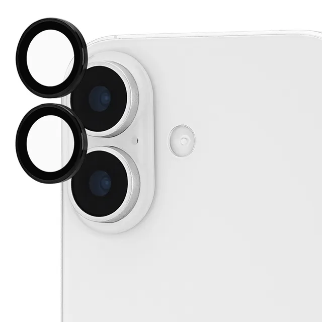 CASE-MATE Lens Protectors Camera Lens Protector iPhone 17 noir verre trempé