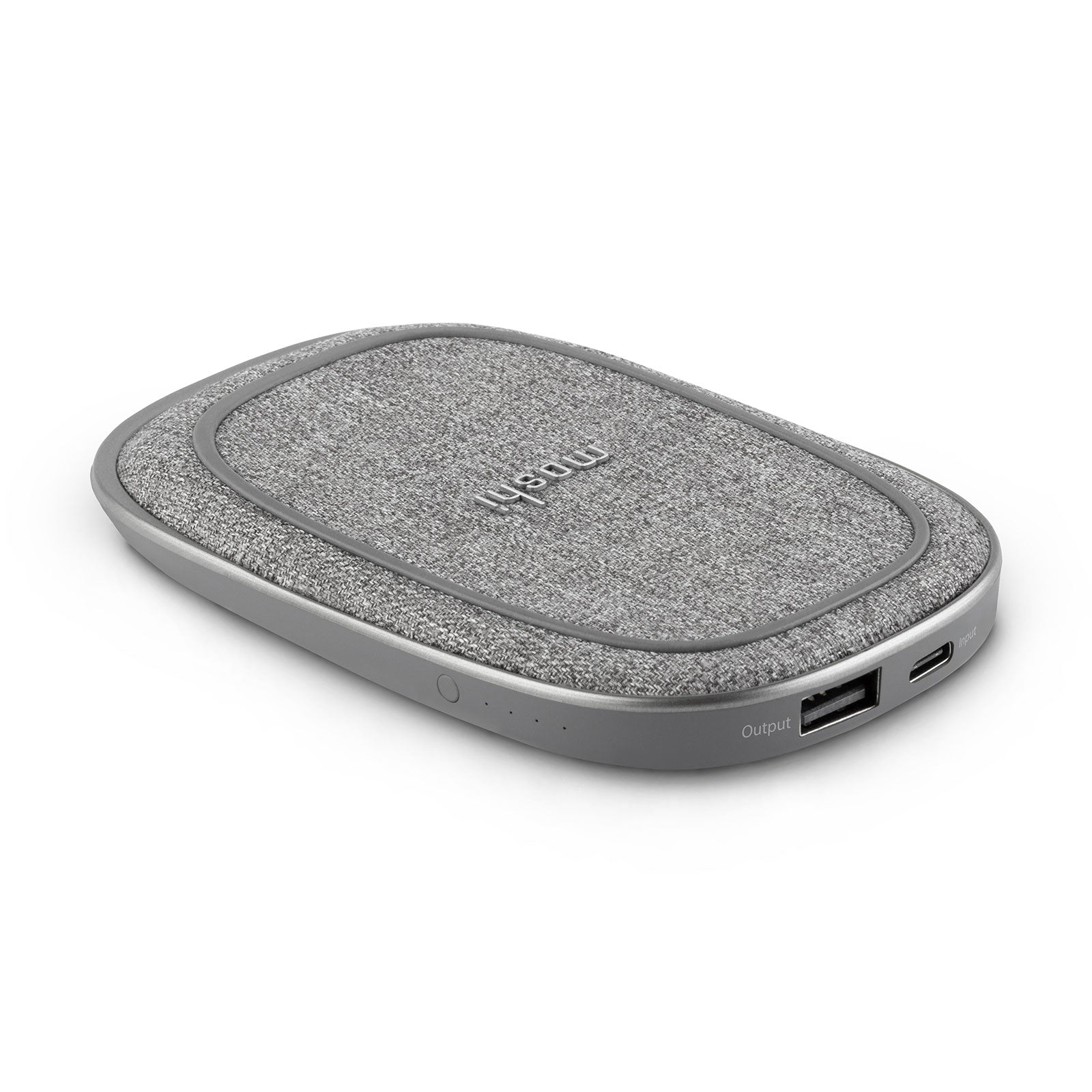 Moshi Chargers Porto Q 5K batterie externe sans fil 5 000 mAh gris nordique Qi
