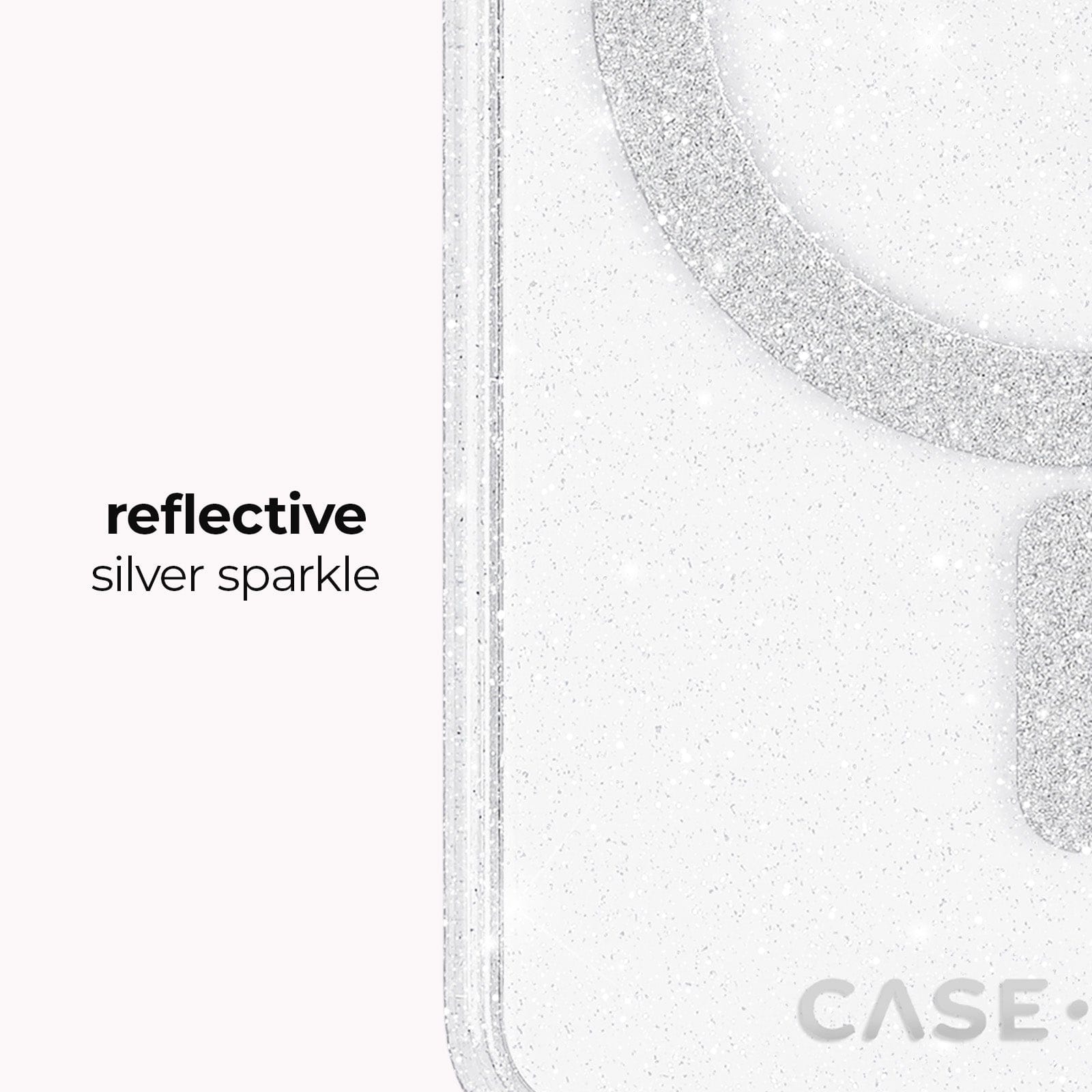 CASE-MATE Phone Cases Sheer Twinkle Silver coque argentée