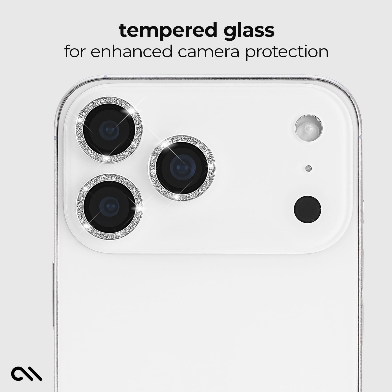 CASE-MATE Lens Protectors Camera Lens Protector iPhone 18 Pro / Pro Max protection caméra Twinkle Midnight Black