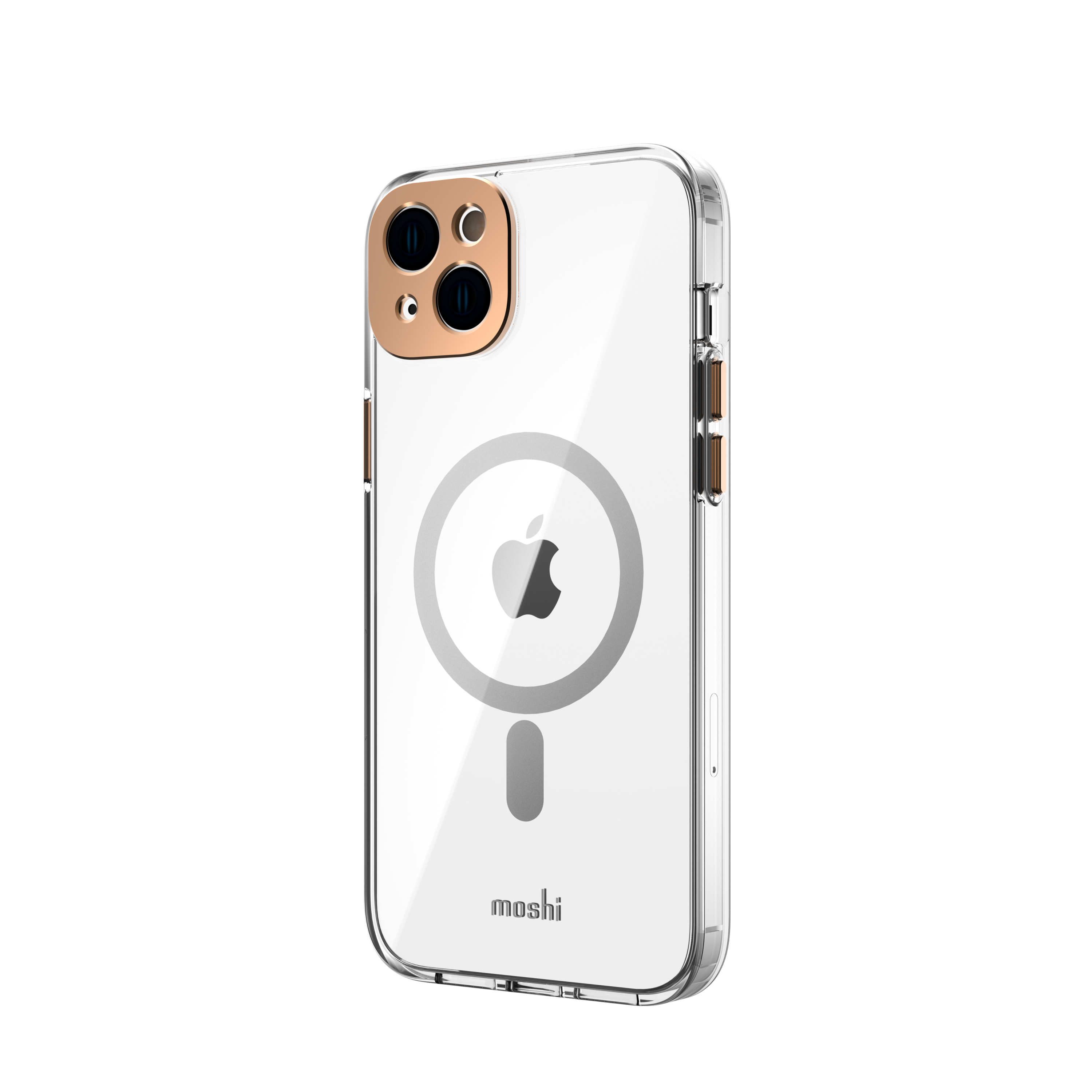MOSHI Cases iGlaze Slim Hardshell Case coque iPhone 14 Pro Max argent lunaire MagSafe