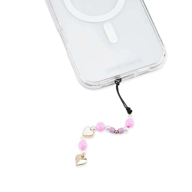 Case-Mate Mini Phone Charm breloque téléphone Pink Hearts
