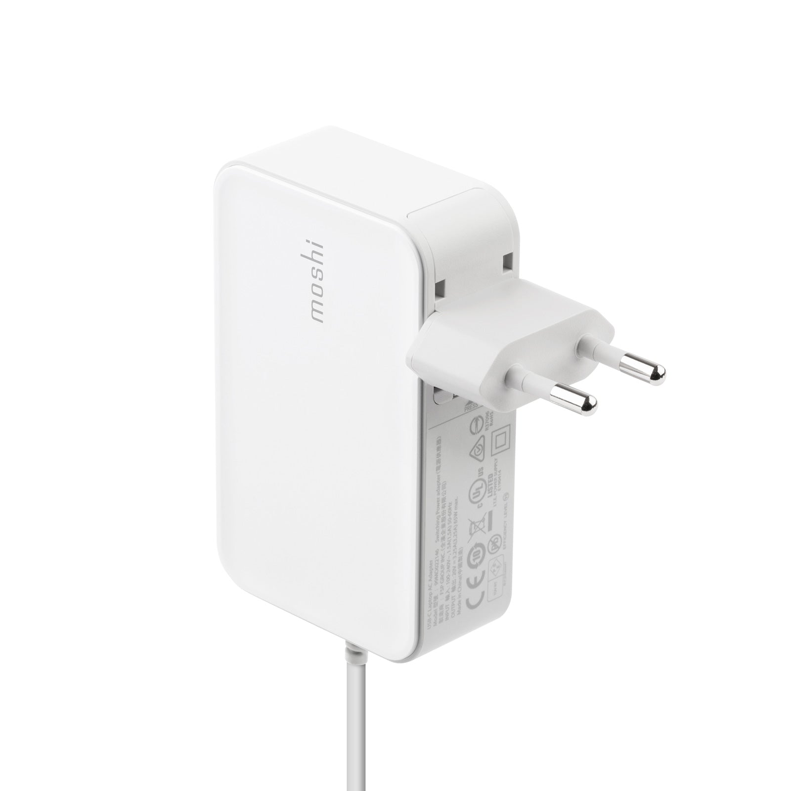 Moshi Chargers ProGeo USB-C Laptop Charger chargeur USB-C 65 W EU compact