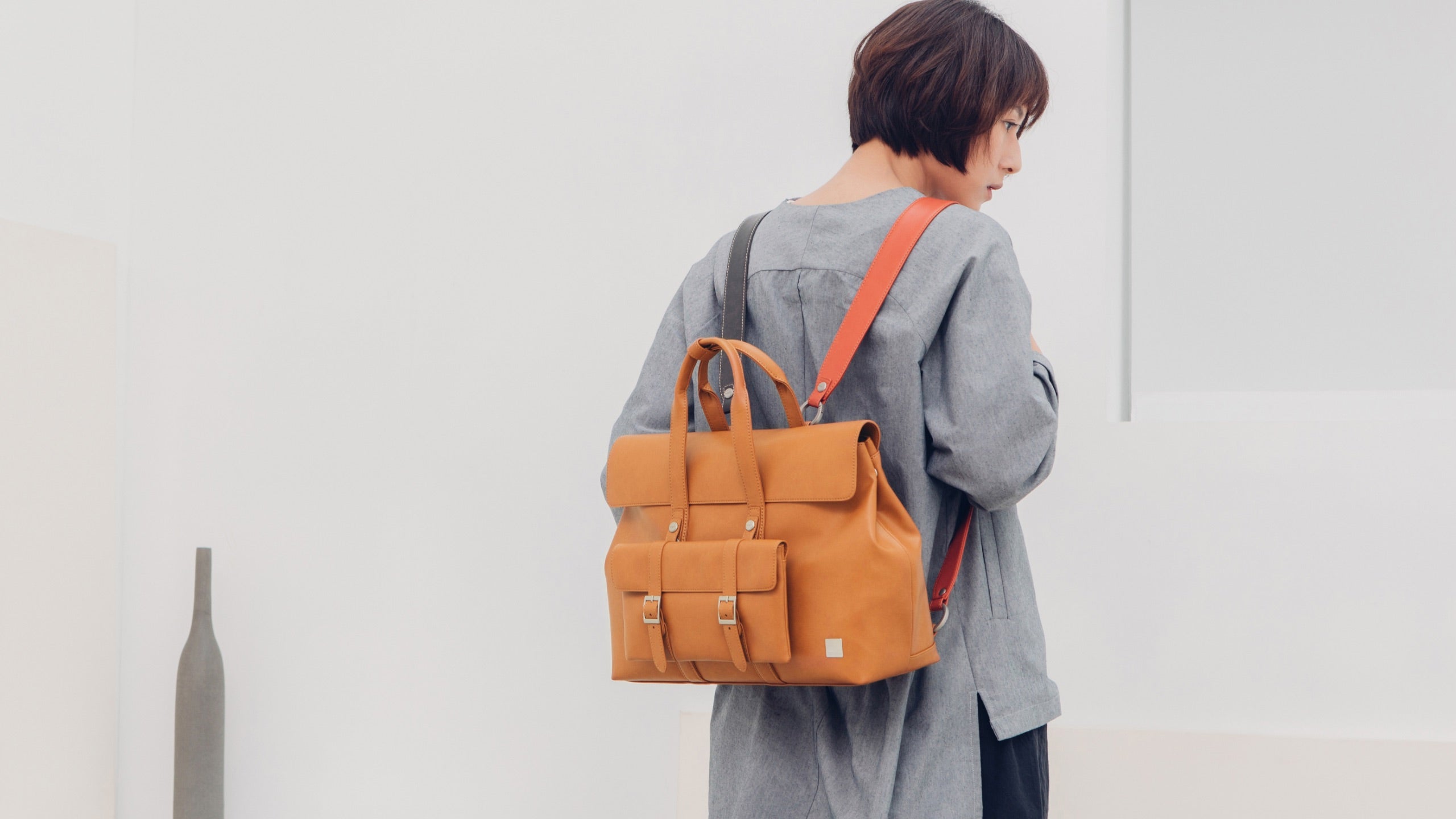 Moshi Treya Treya Shoulder Strap bandoulière Caramel Brown vegan