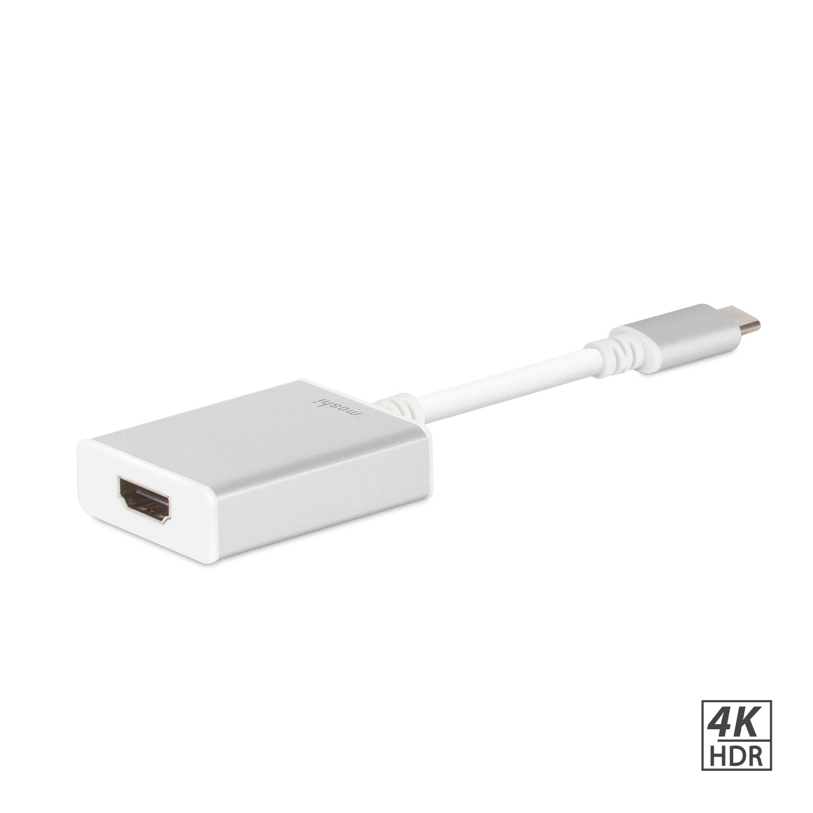 Moshi Cables and Adapters USB-C to HDMI Adapter adaptateur USB-C HDMI argent 4K 60 Hz