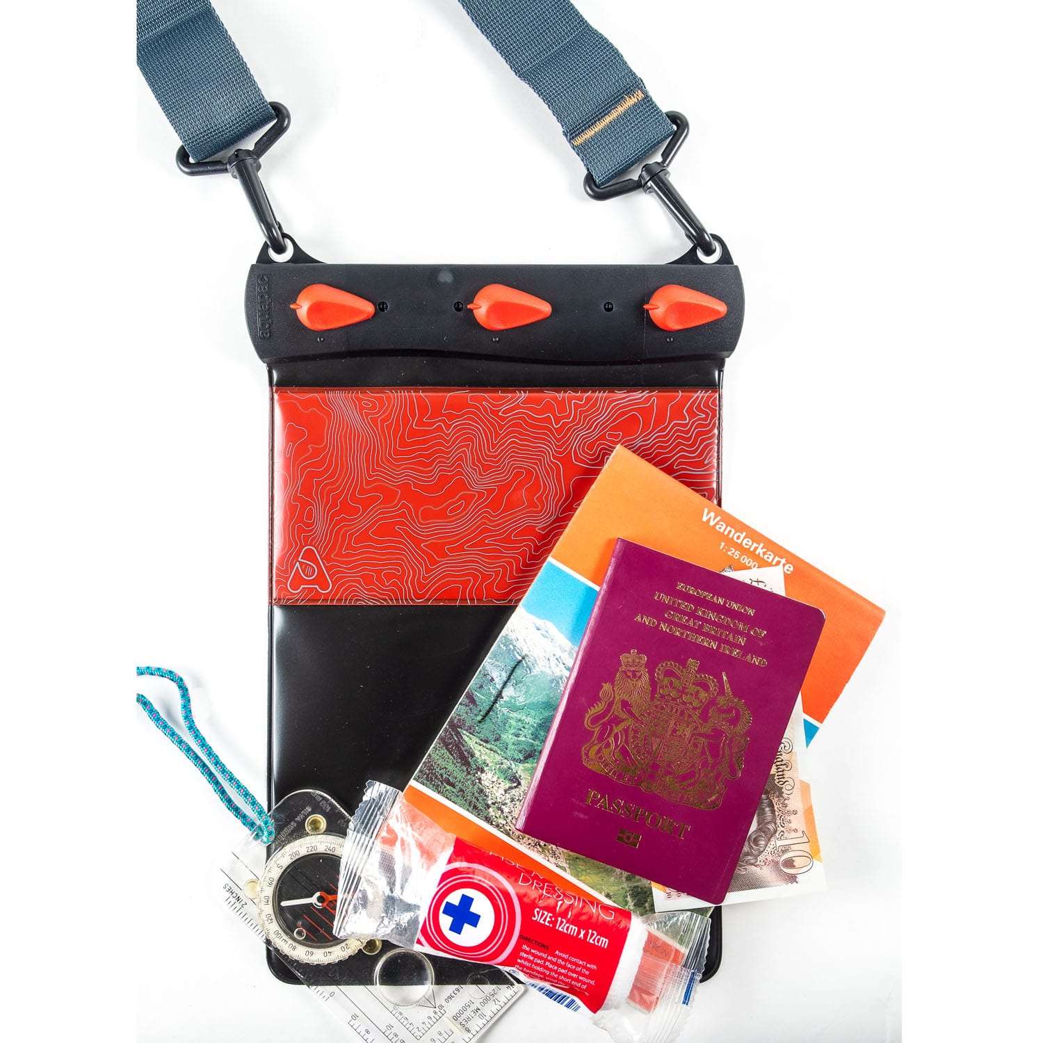 Aquapac Travel Multi-Purpose & Storage Waterproof Shoulder Case Topo étui étanche grand