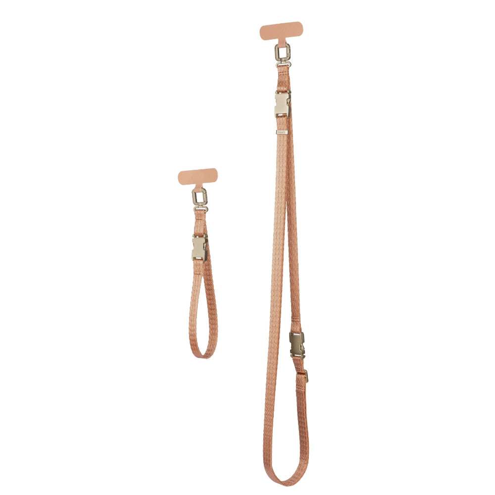 Moshi Accessories 2-in-1 Wrist & Crossbody Strap sangle téléphone blanc brume