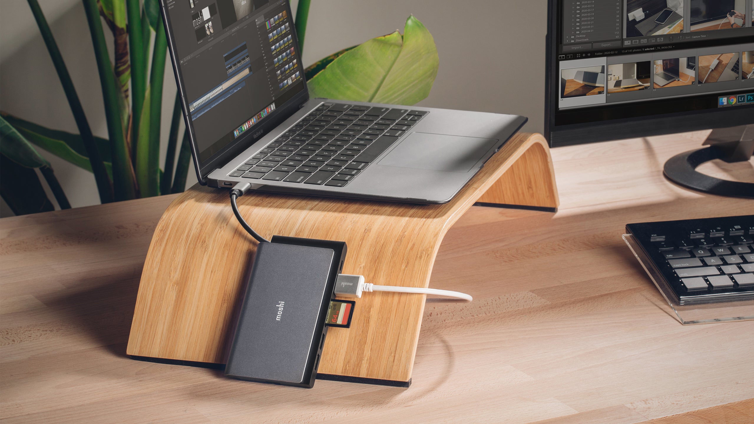 Moshi Hubs and Docks Symbus Mini hub USB-C 7-en-1 HDMI 4K
