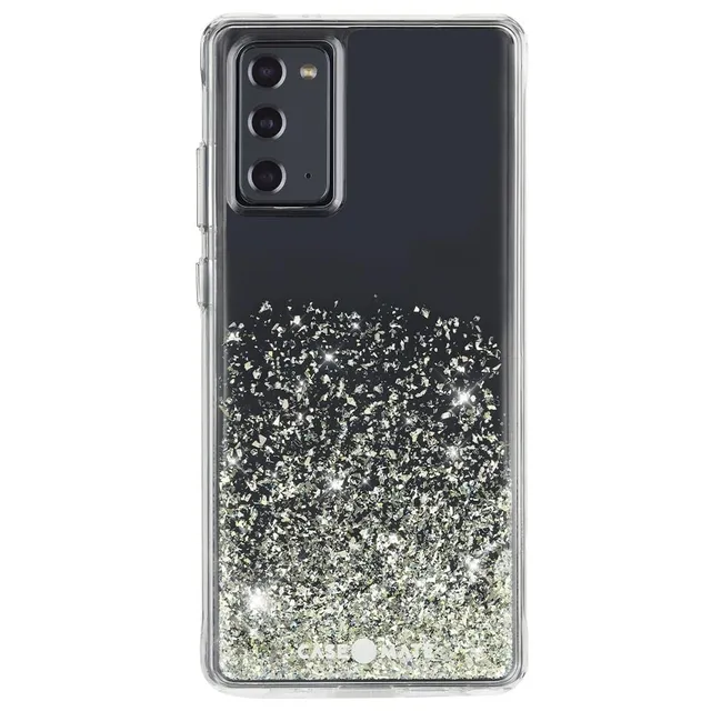CASE-MATE Phone Cases Twinkle Ombre coque Galaxy Note20 5G Twinkle Stardust, protection antimicrobienne