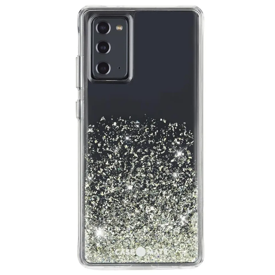 CASE-MATE Phone Cases Twinkle Ombre coque Galaxy Note20 5G Twinkle Stardust, protection antimicrobienne