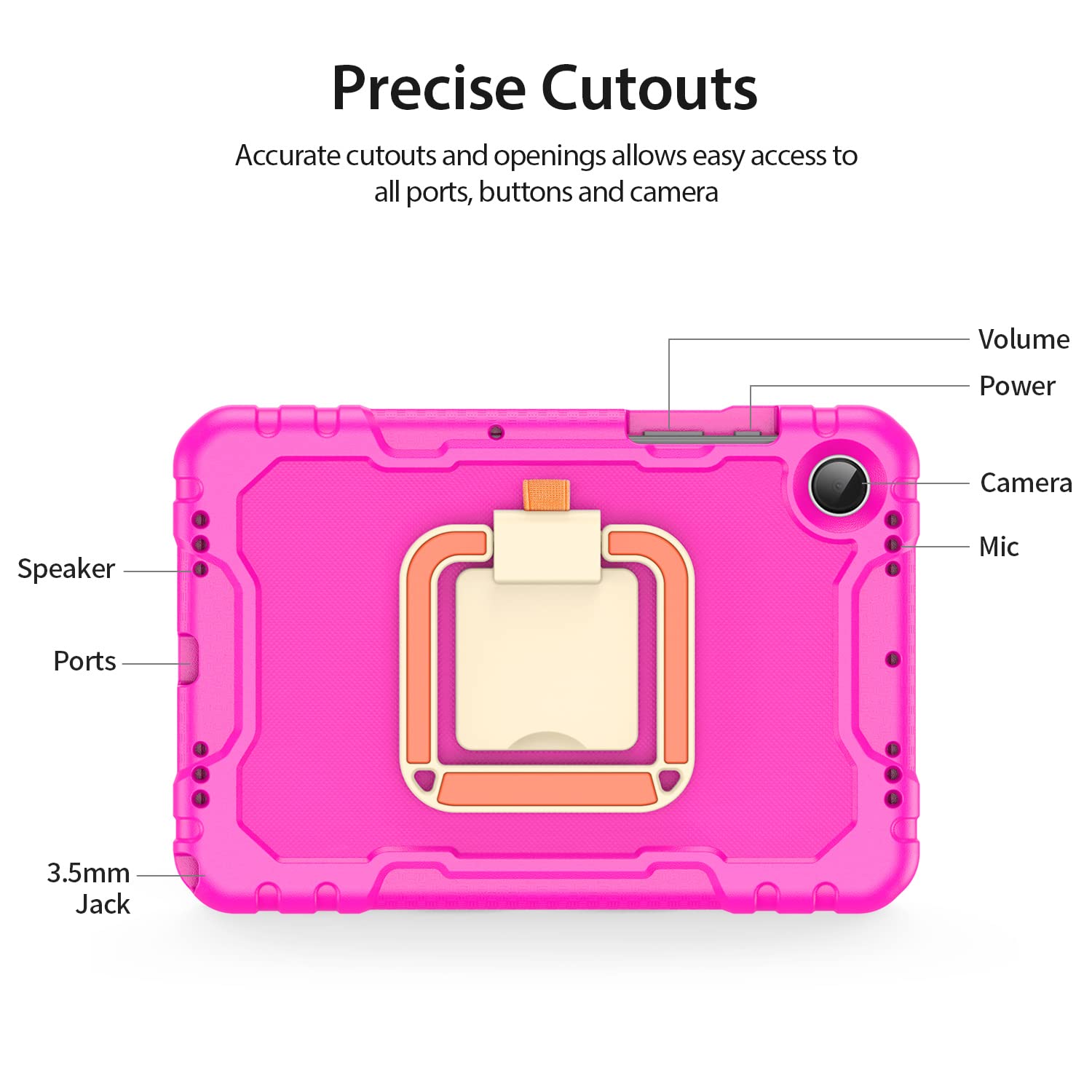 Dux Ducis Panda Series étui Galaxy Tab A8 2021 rose EVA