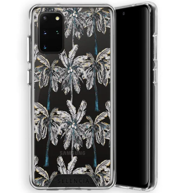 SELENCIA Coque arrière Zarya Feathers Samsung Galaxy A50/A30s Samsung Galaxy S20+ Palmtree antichoc