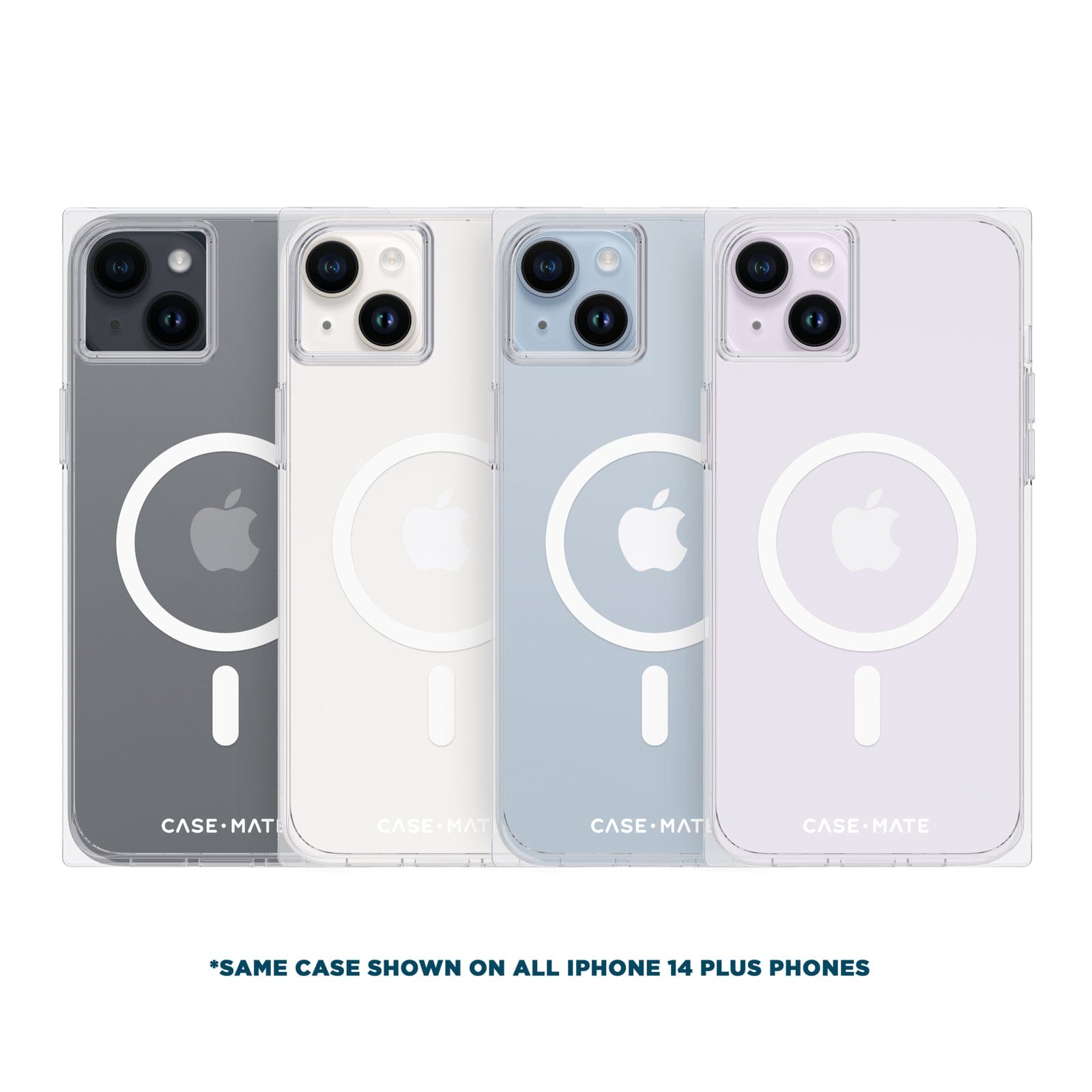 CASE-MATE BLOX Clear MagSafe iPhone 14 Plus coque transparente aimantée