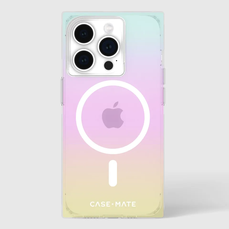 CASE-MATE Phone Cases BLOX MagSafe coque iPhone 15 Pro irisée antichute 3,7 m
