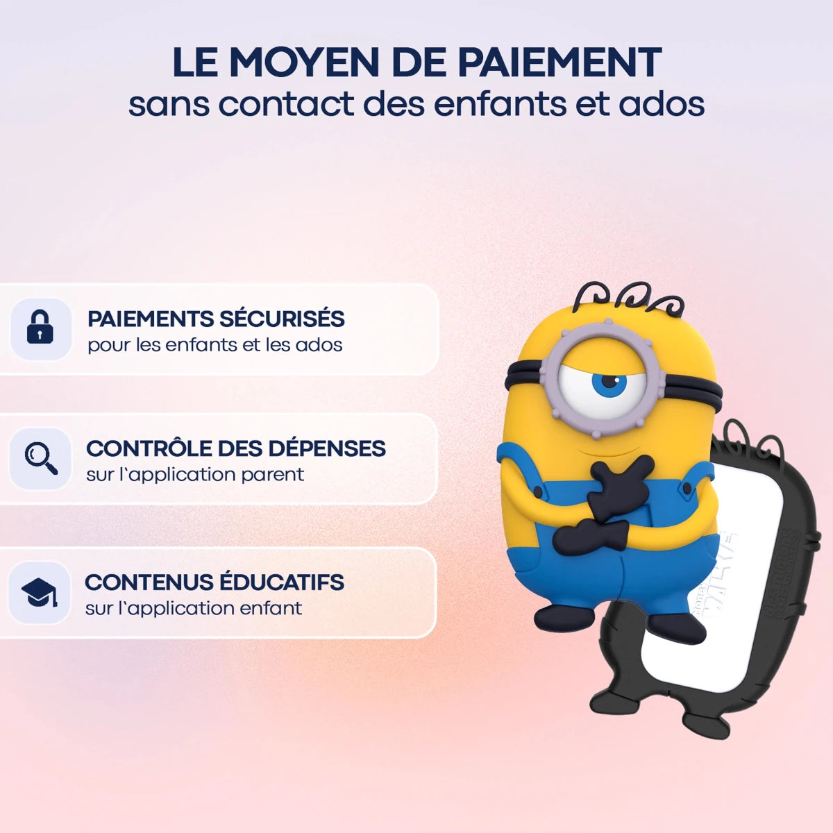 MoneyWalkie Tous les Walkies Walkie Minion James paiement sans contact