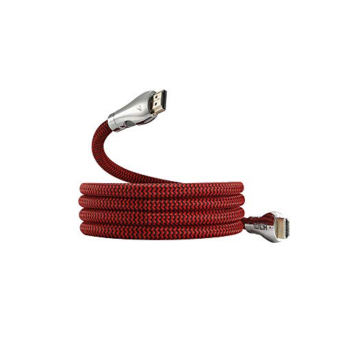 WE GAMIUM Câble HDMI 2.0 4K 1,5 m rouge lumineux tressé